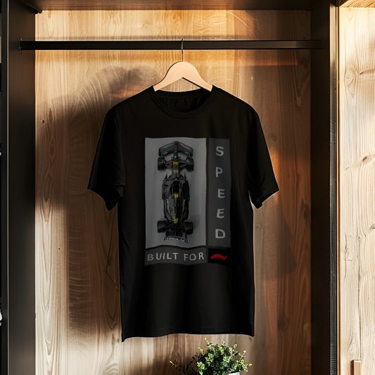 Oversized Formula - One Built for speed comfy Cotton T - Shirt