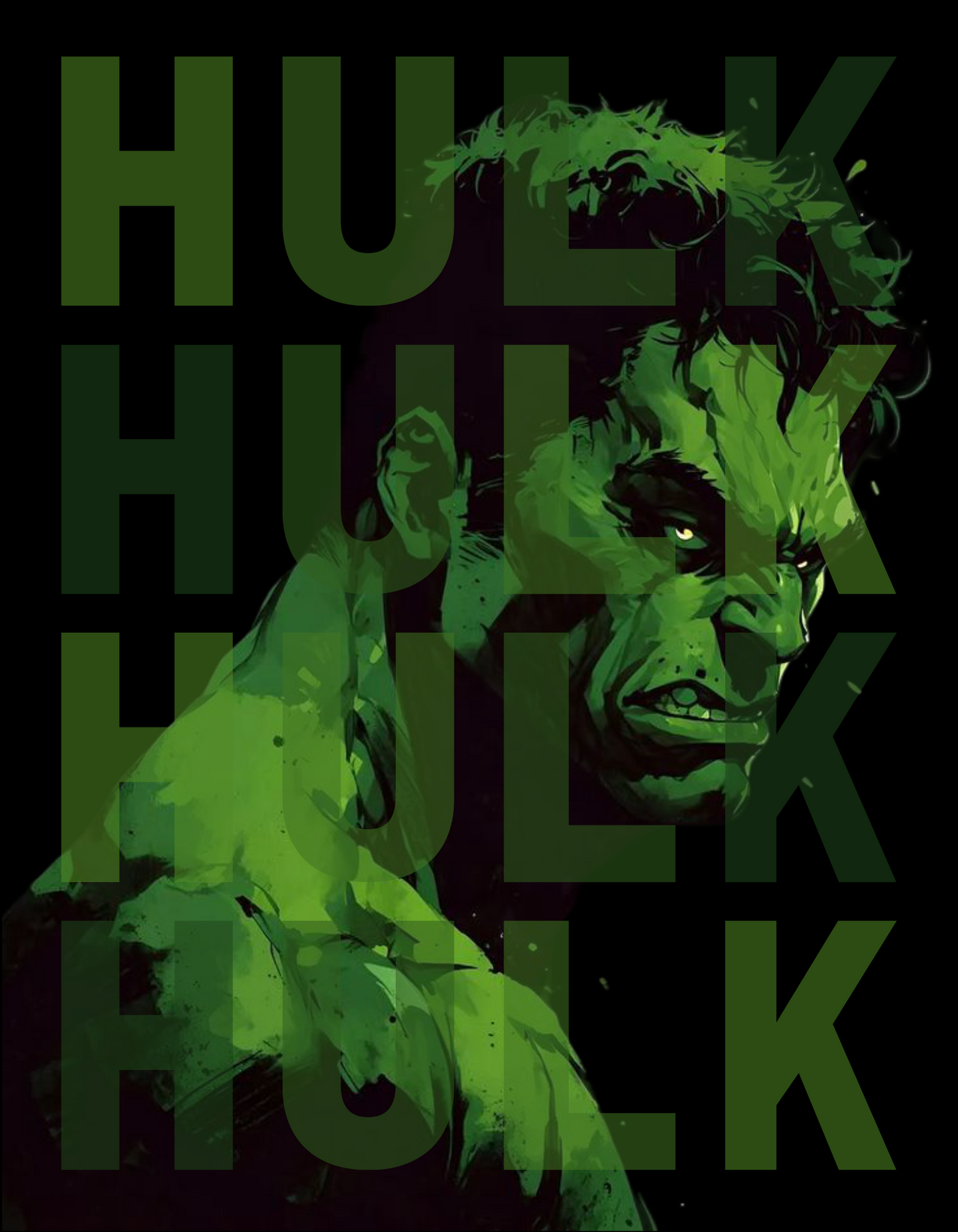 Oversized Hulk superhero Cotton T - Shirt