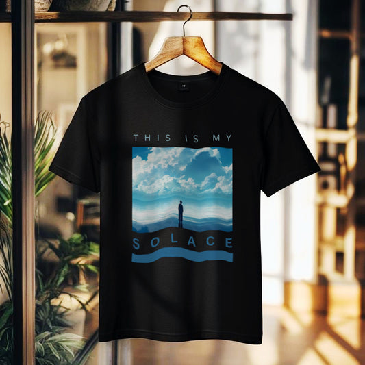 Round neck Solace stylish printed comfy Cotton T - Shirt