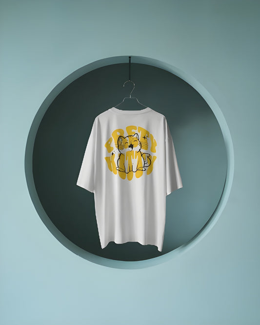 Oversized Unisex "pretty hitty" comfy Cotton T - Shirt