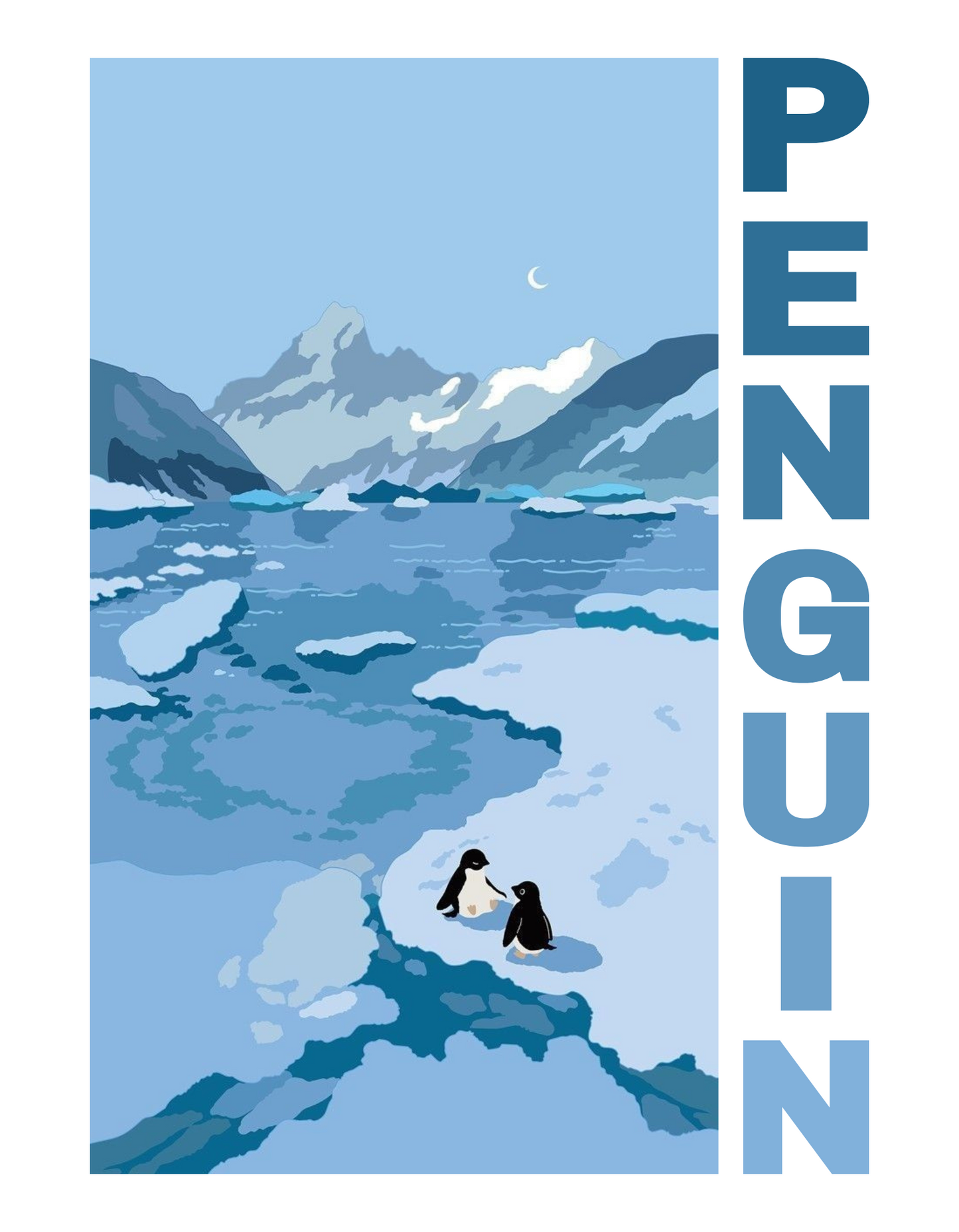 Oversized Aesthetic Penguin comfy Cotton T  - Shirt