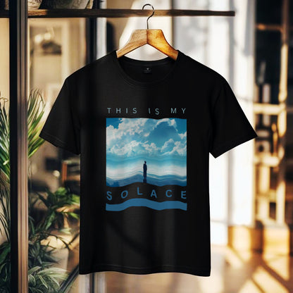 Round neck Solace stylish printed comfy Cotton T - Shirt