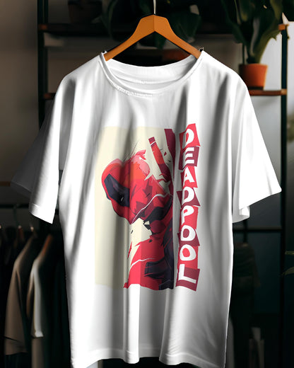 Oversized Deadpool superhero T - Shirt